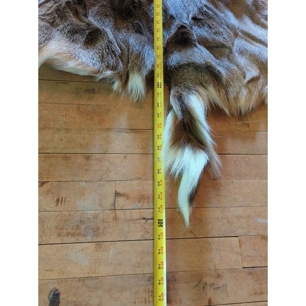 Deerskin Hair On Hide‎ Full Deer Hide Soft Rug Pelt Fur Large Cabin Decor Craft